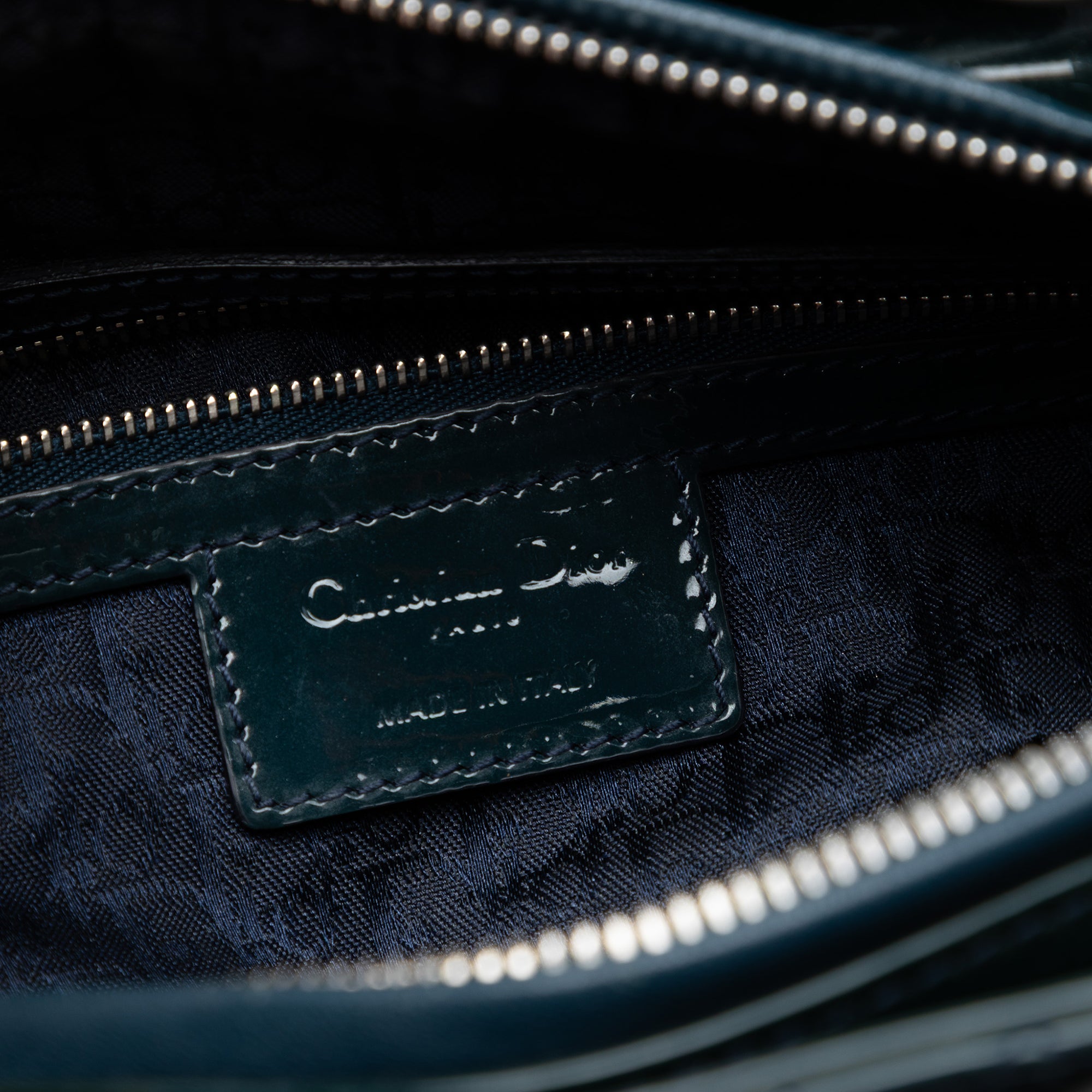 Large Patent Cannage Lady Dior - Image 5