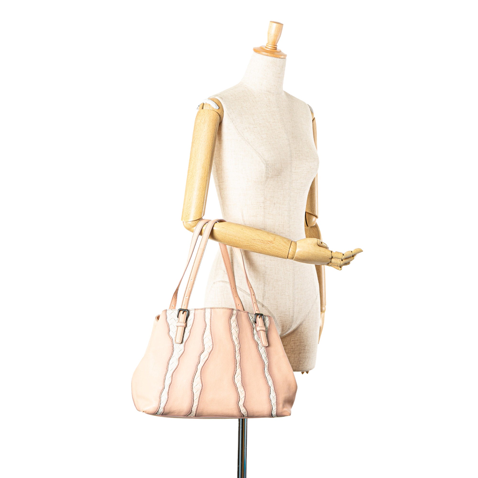 Medium Nappa Intrecciato Glimmer Tote - Image 11