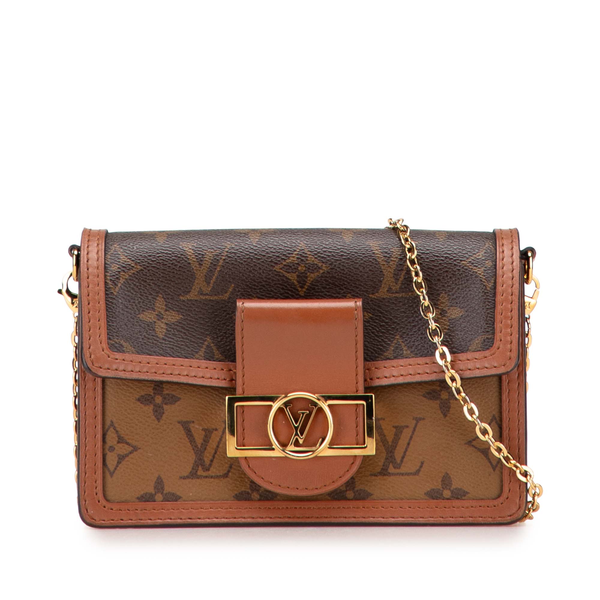 Monogram Reverse Dauphine Wallet on Chain - Image 1