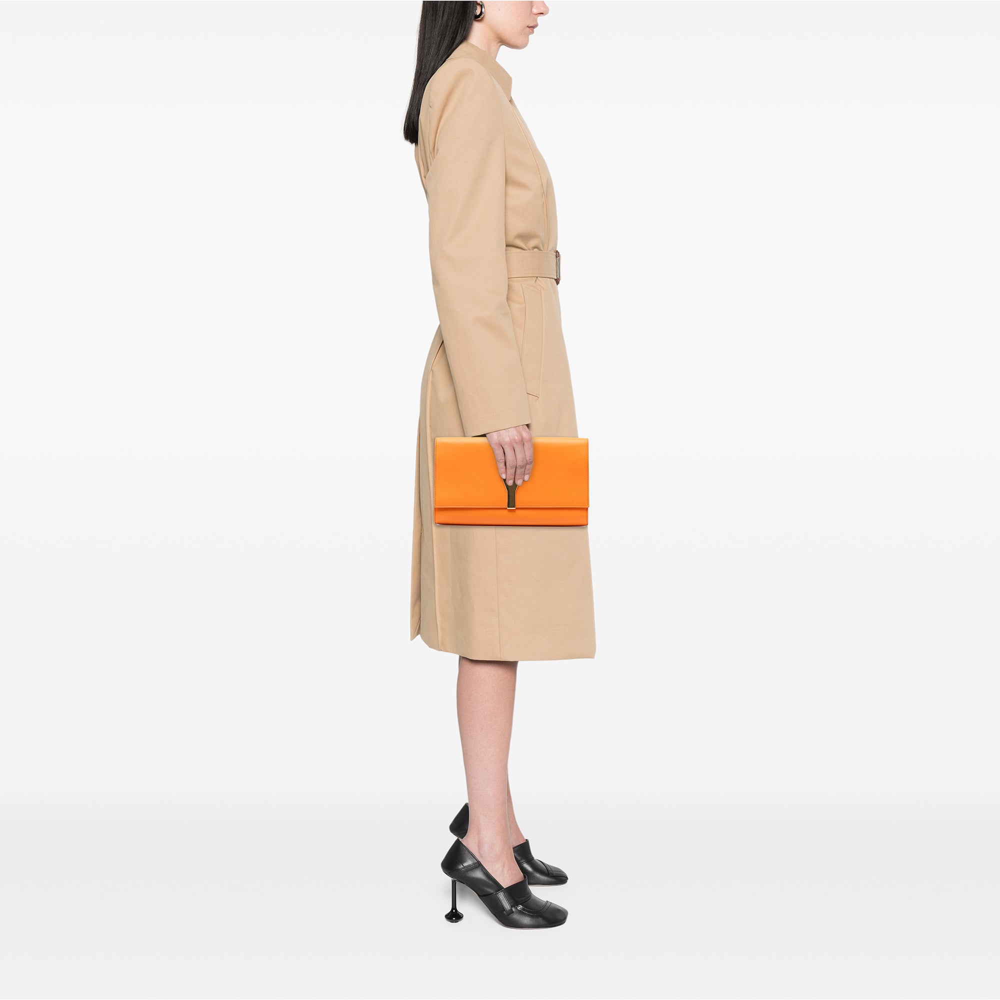 Leather Chyc Ligne Clutch - Image 7