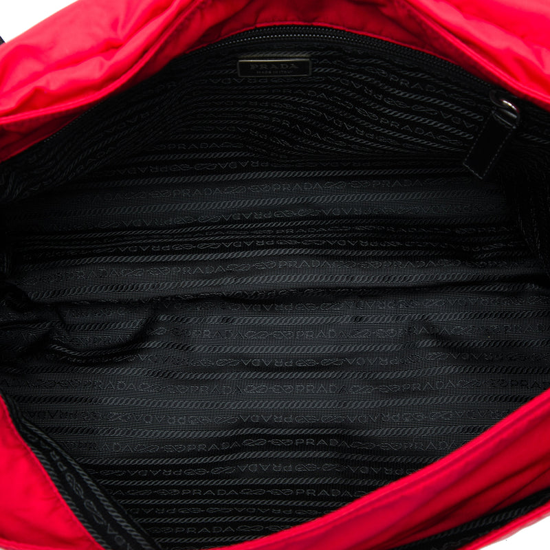 Tessuto Zip Double Buckle Messenger Bag - Image 4