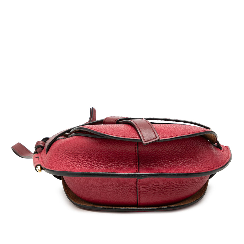 Mini Bicolor Grained Calfskin Gate Crossbody - Image 3
