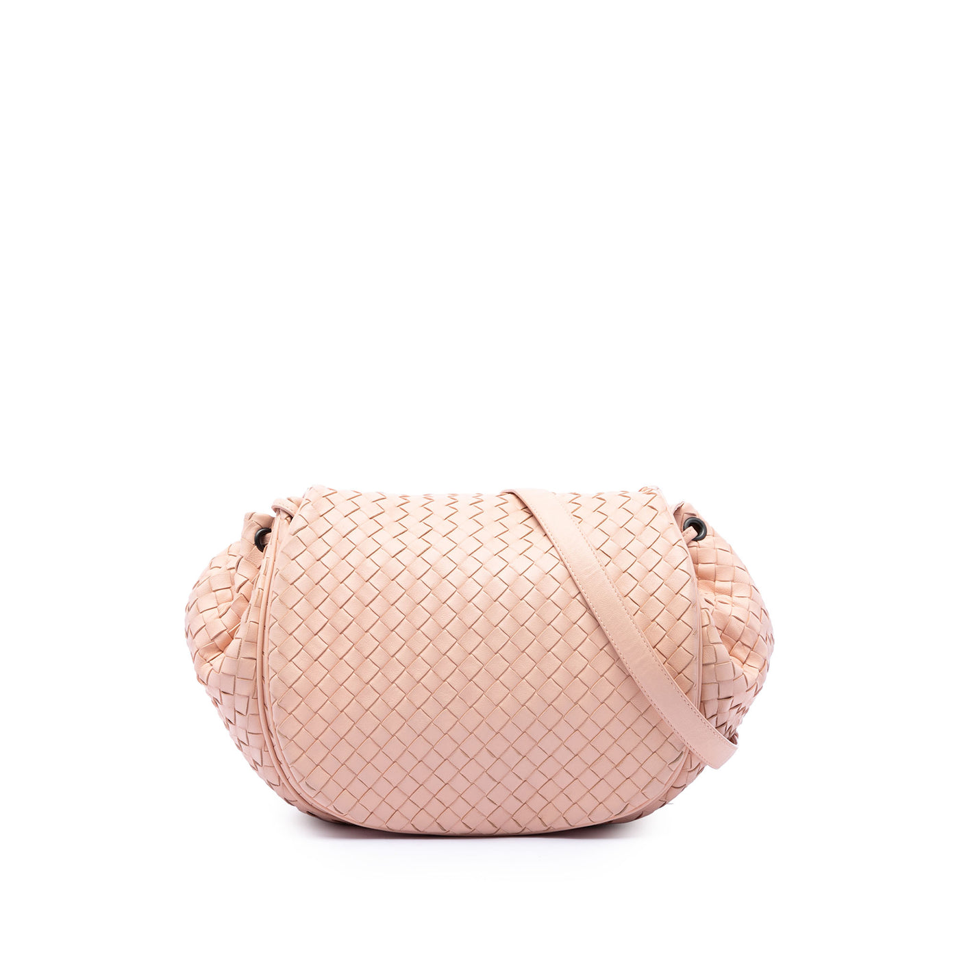 Nappa Intrecciato Flap Crossbody - Image 1
