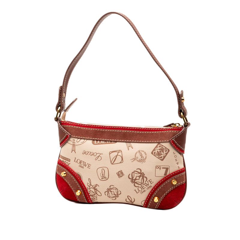 160th Anniversary Suede Trimmed Canvas Shoulder Bag - Image 2