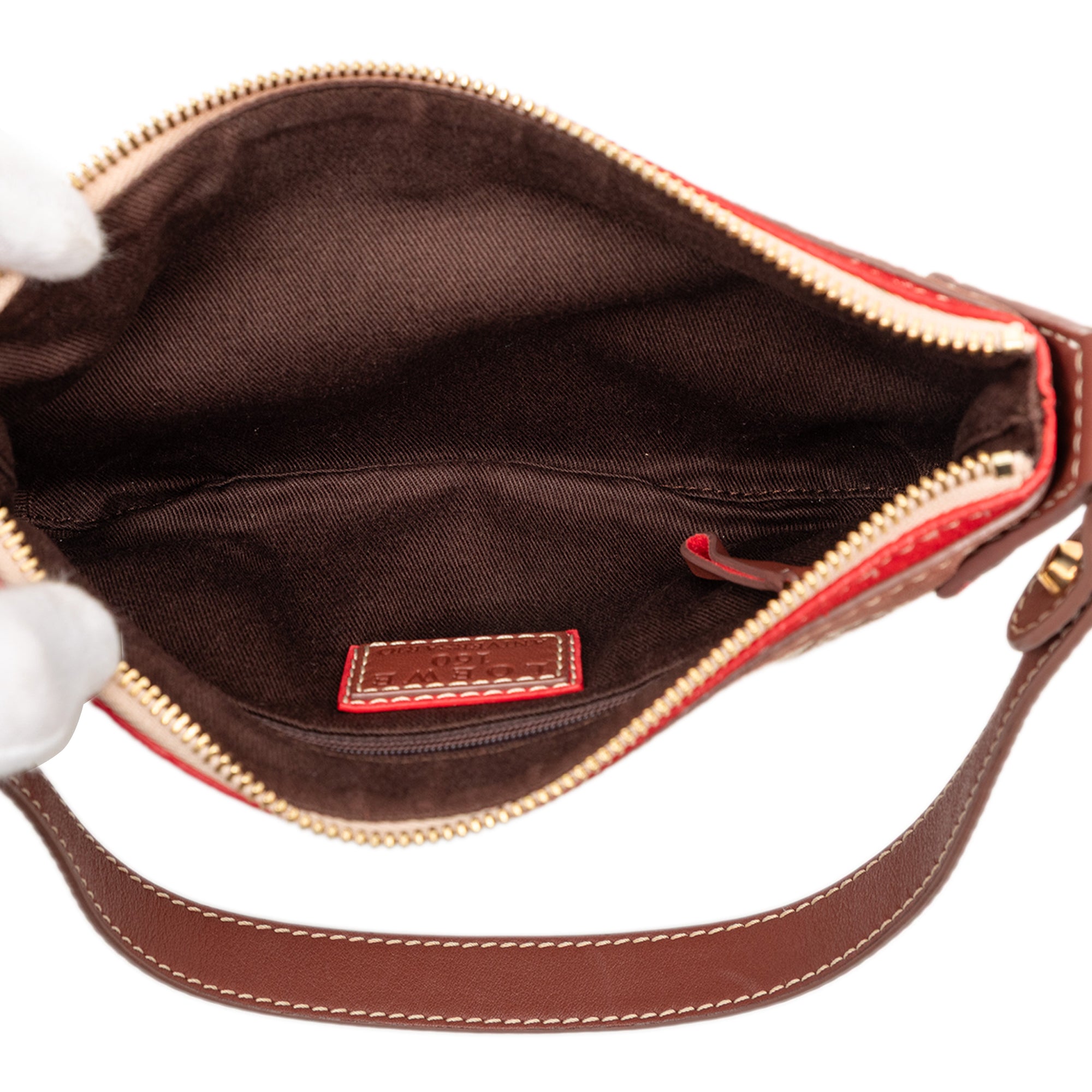 160th Anniversary Suede Trimmed Canvas Shoulder Bag - Image 4