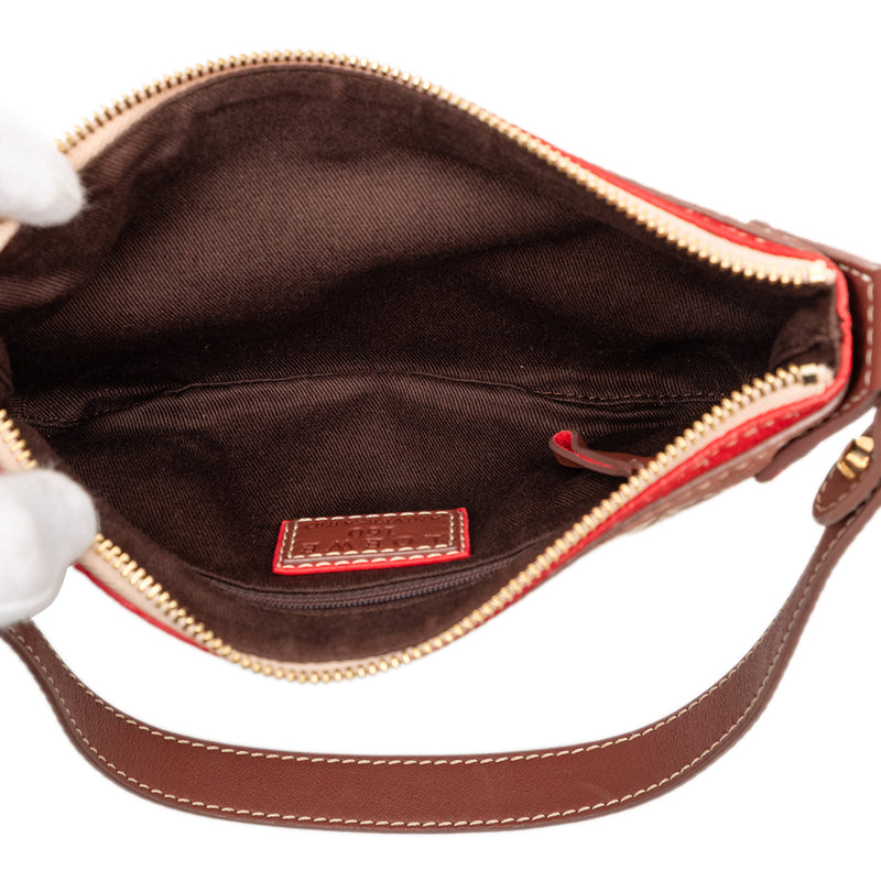160th Anniversary Suede Trimmed Canvas Shoulder Bag - Image 4