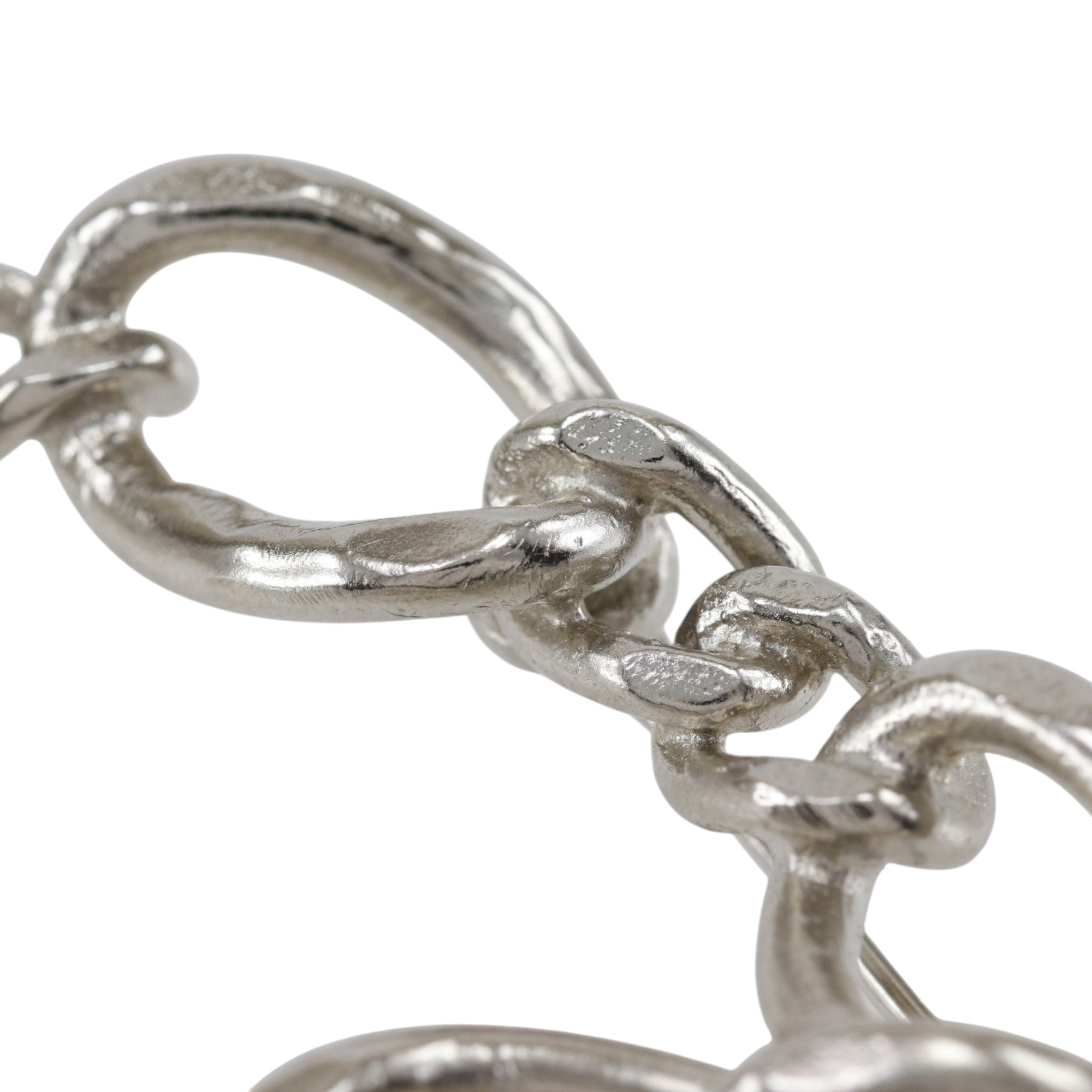 CC Brass Openwork Chain Brooch - Image 5