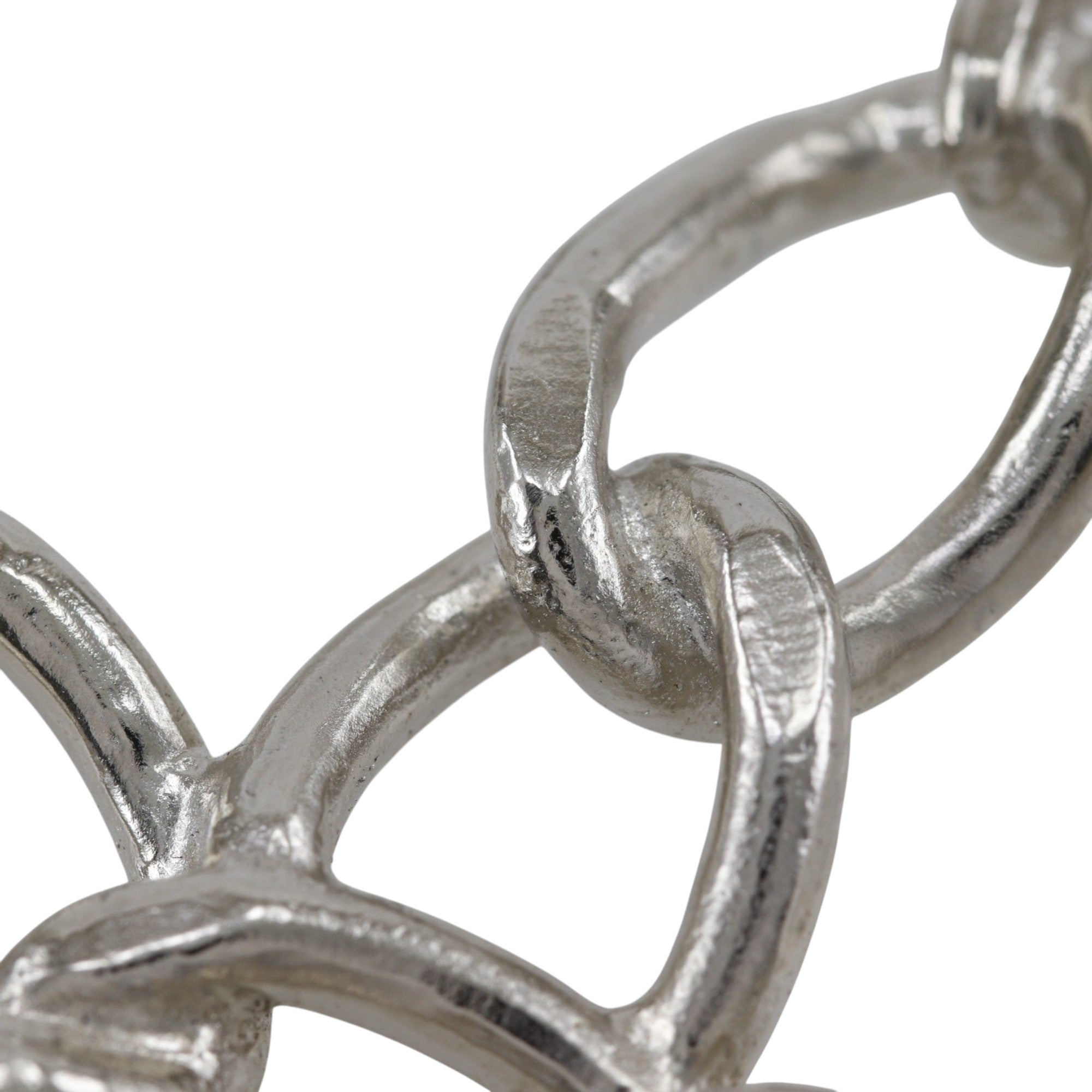 CC Brass Openwork Chain Brooch - Image 7