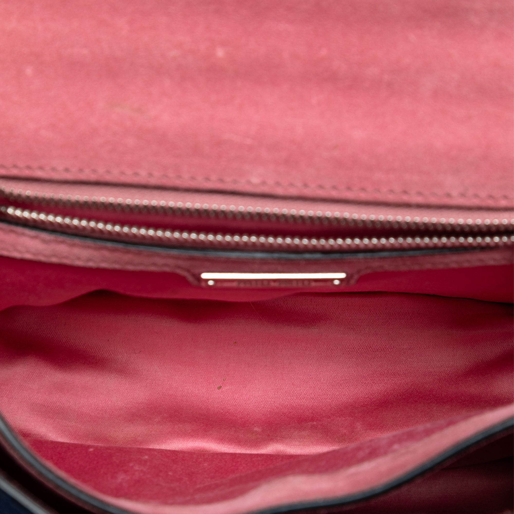 Goatskin Madras Miu Logo Crossbody - Image 4