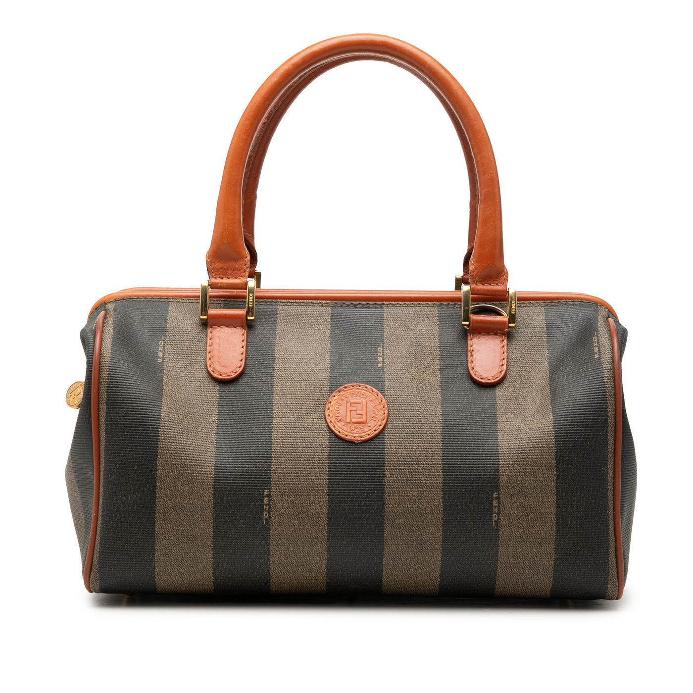 Pequin Coated Canvas Boston Bag - Image 1