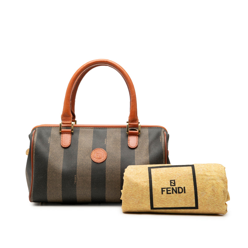 Pequin Coated Canvas Boston Bag - Image 7