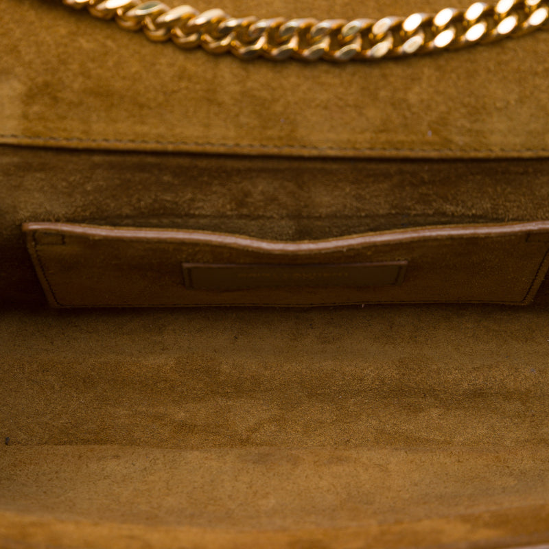 Small Suede Monogram Envelope Crossbody - Image 4