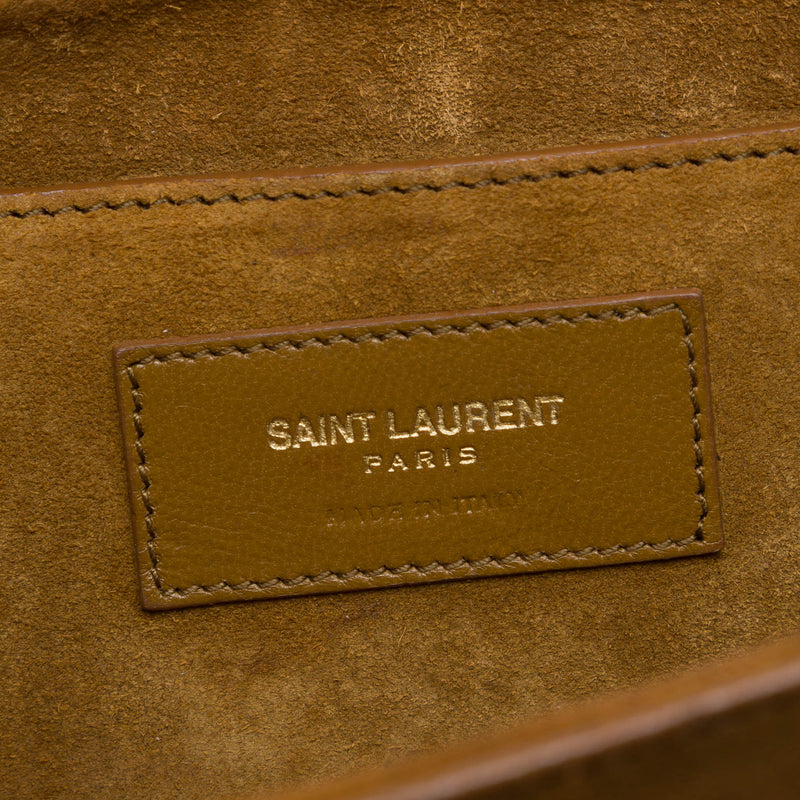 Small Suede Monogram Envelope Crossbody - Image 5