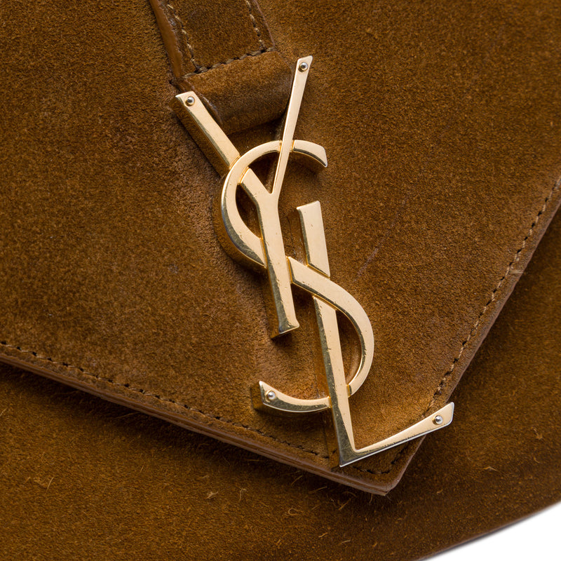Small Suede Monogram Envelope Crossbody - Image 6
