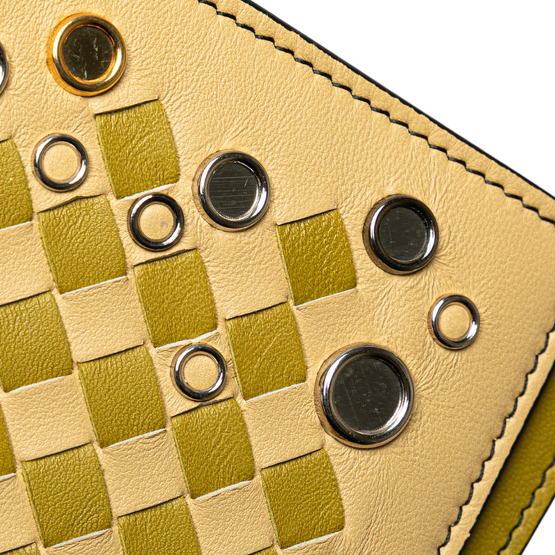 Nappa Intrecciato Studded Wallet on Chain - Image 9