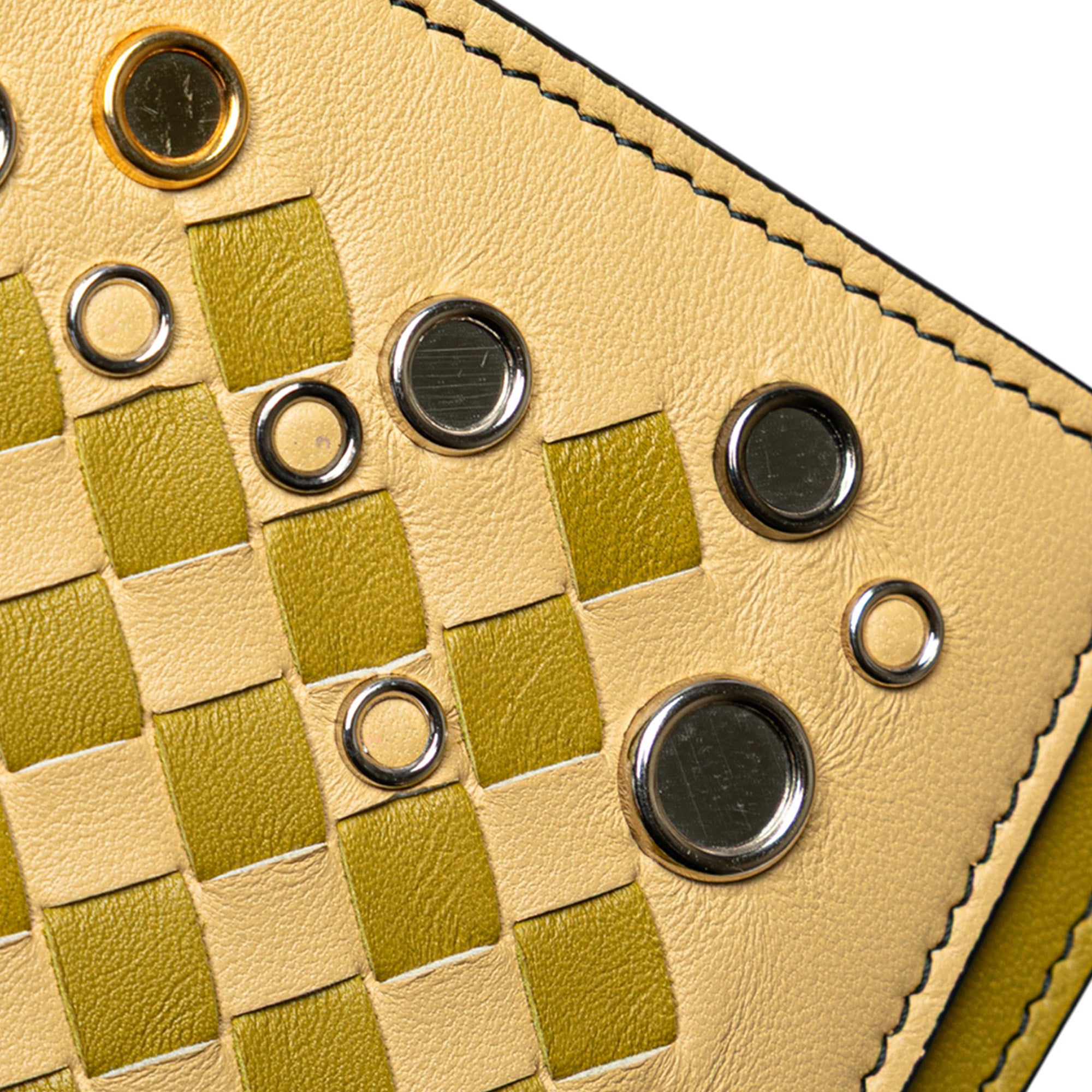 Nappa Intrecciato Studded Wallet on Chain - Image 9