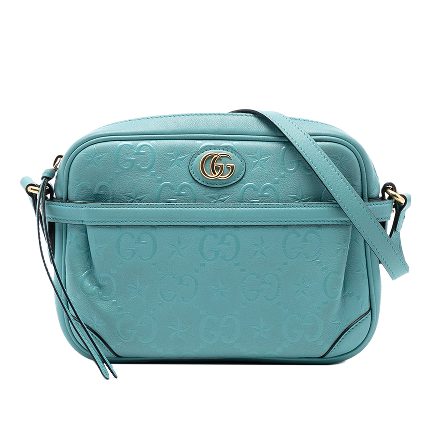 GG Star Embossed Leather Crossbody - Image 1