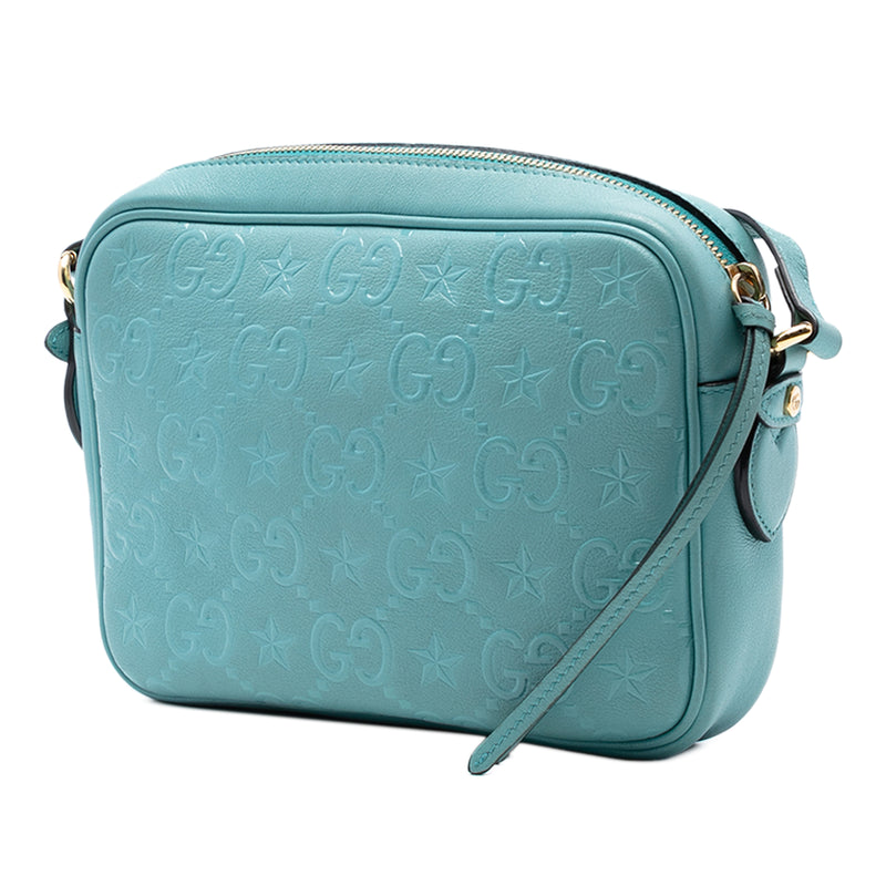 GG Star Embossed Leather Crossbody - Image 2
