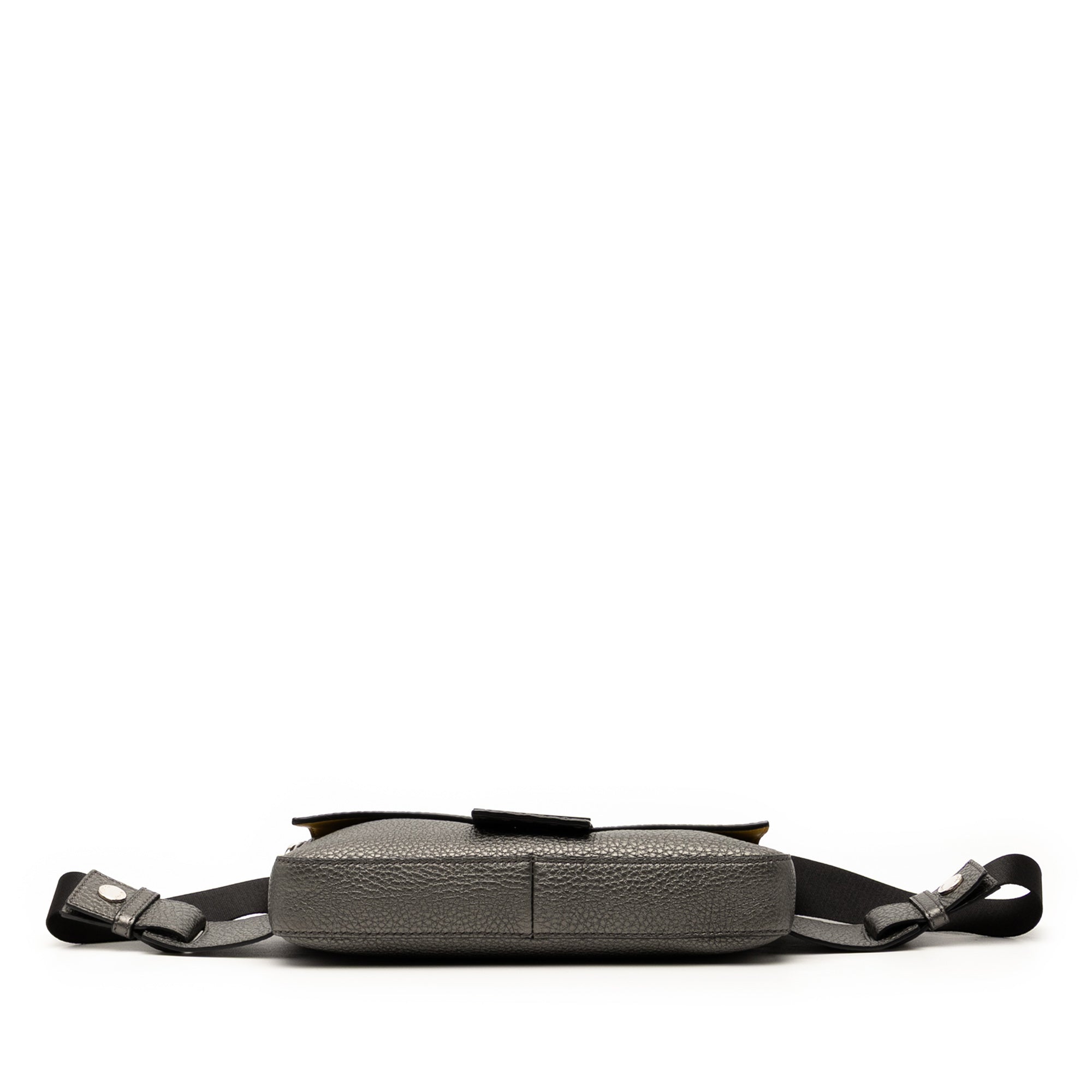 Leather Selleria Convertible Baguette Satchel - Image 3