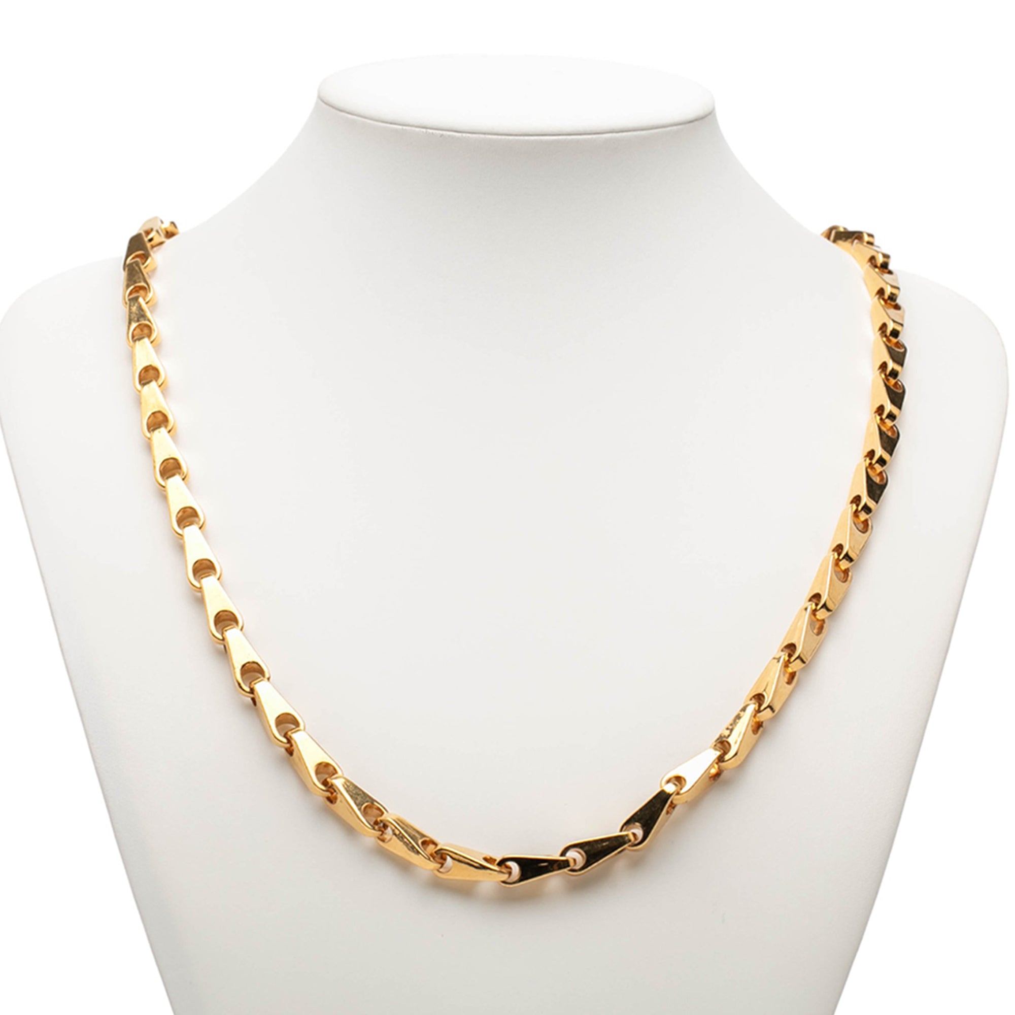 Gold Plated CC Pendant Necklace - Image 4