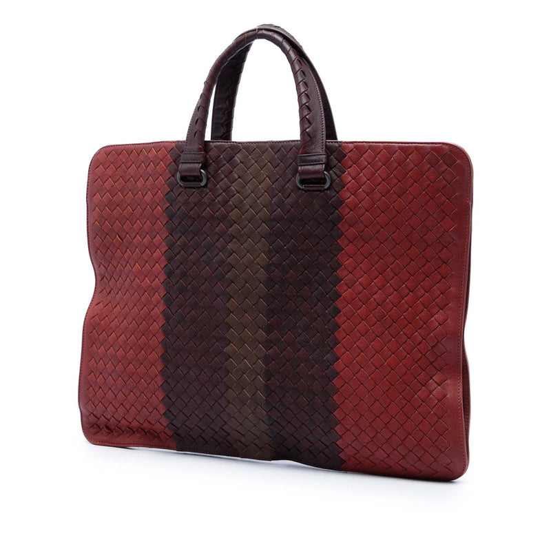 Nappa Intrecciato Club Fume Briefcase - Image 2