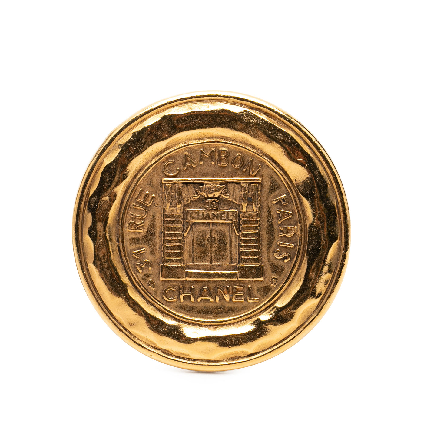 Gold Plated 31 Rue Cambon Brooch - Image 1