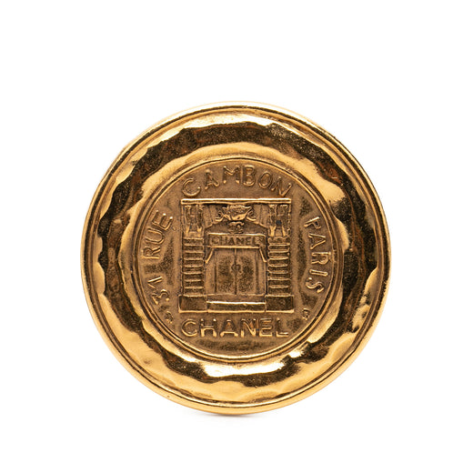 Gold Plated 31 Rue Cambon Brooch - Image 1