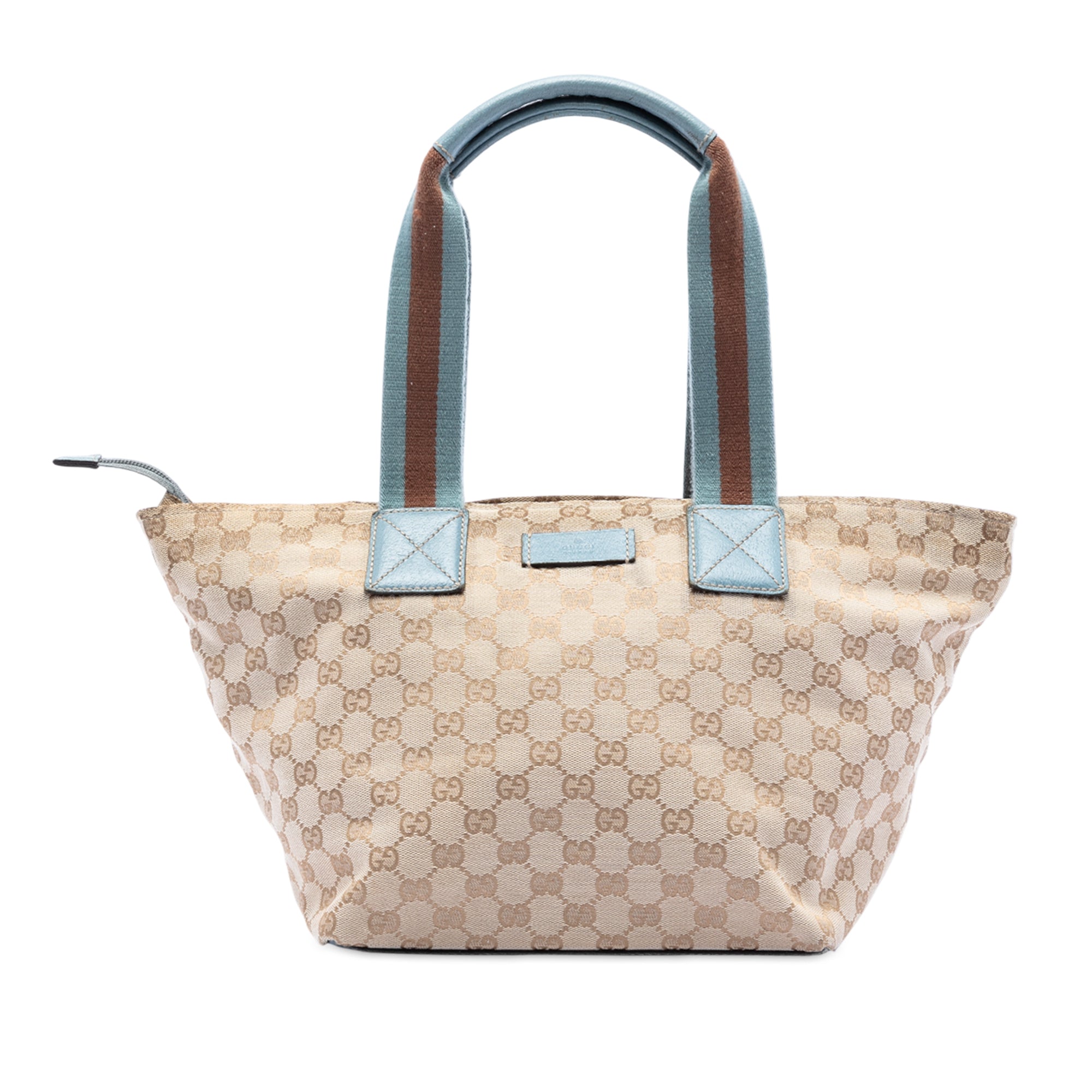 GG Canvas Web Tote - Image 1