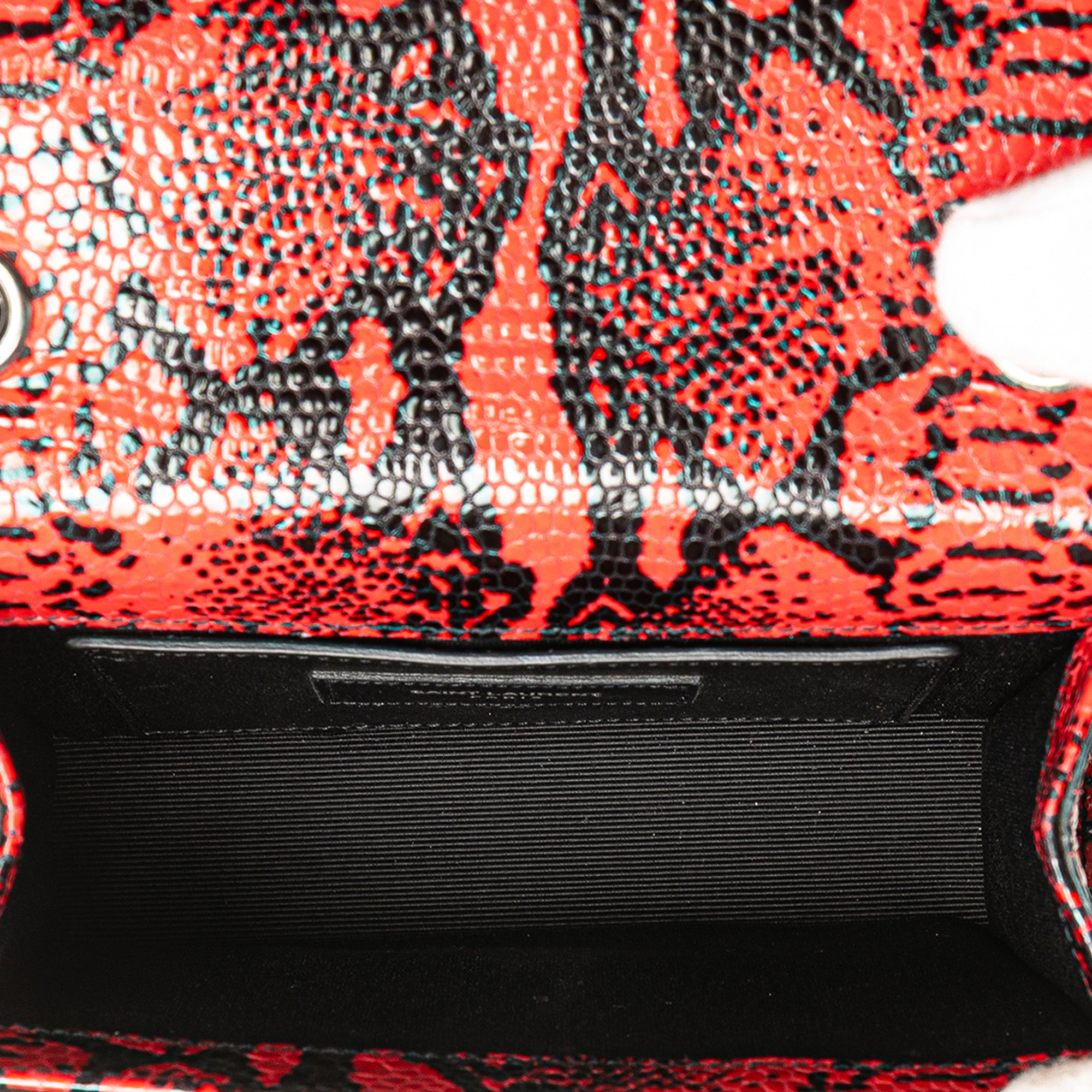 Small Embossed Calfskin Classic Monogram Kate Crossbody - Image 4