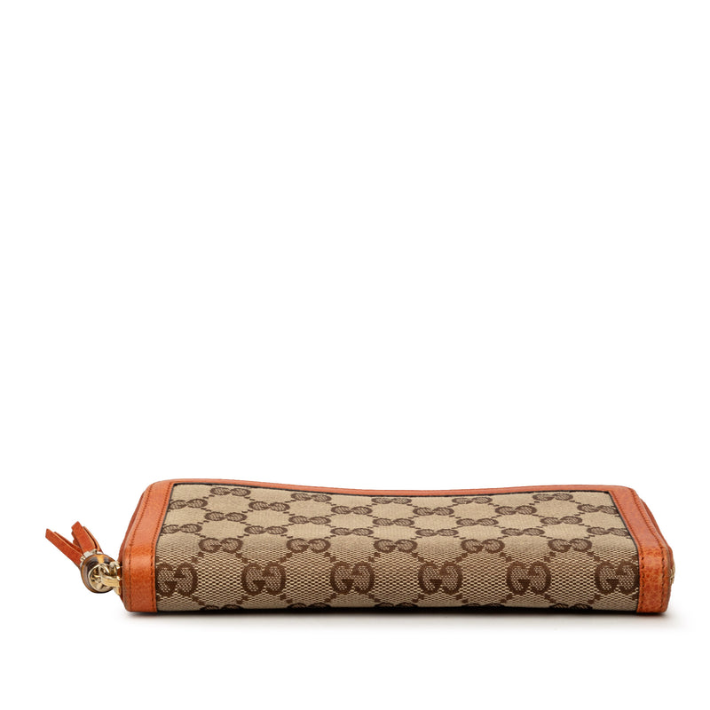 GG Canvas Bamboo Tassel Zip Around Long Wallet - Image 3