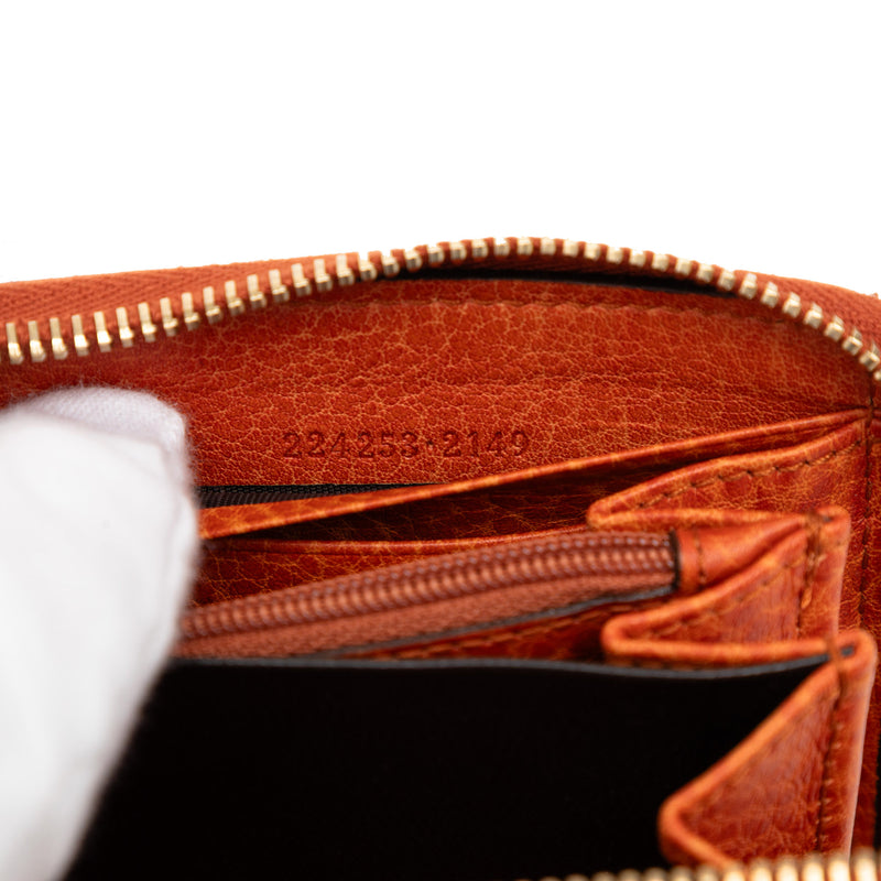 GG Canvas Bamboo Tassel Zip Around Long Wallet - Image 6