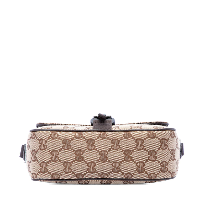 GG Canvas Web Buckle Flap Crossbody - Image 3