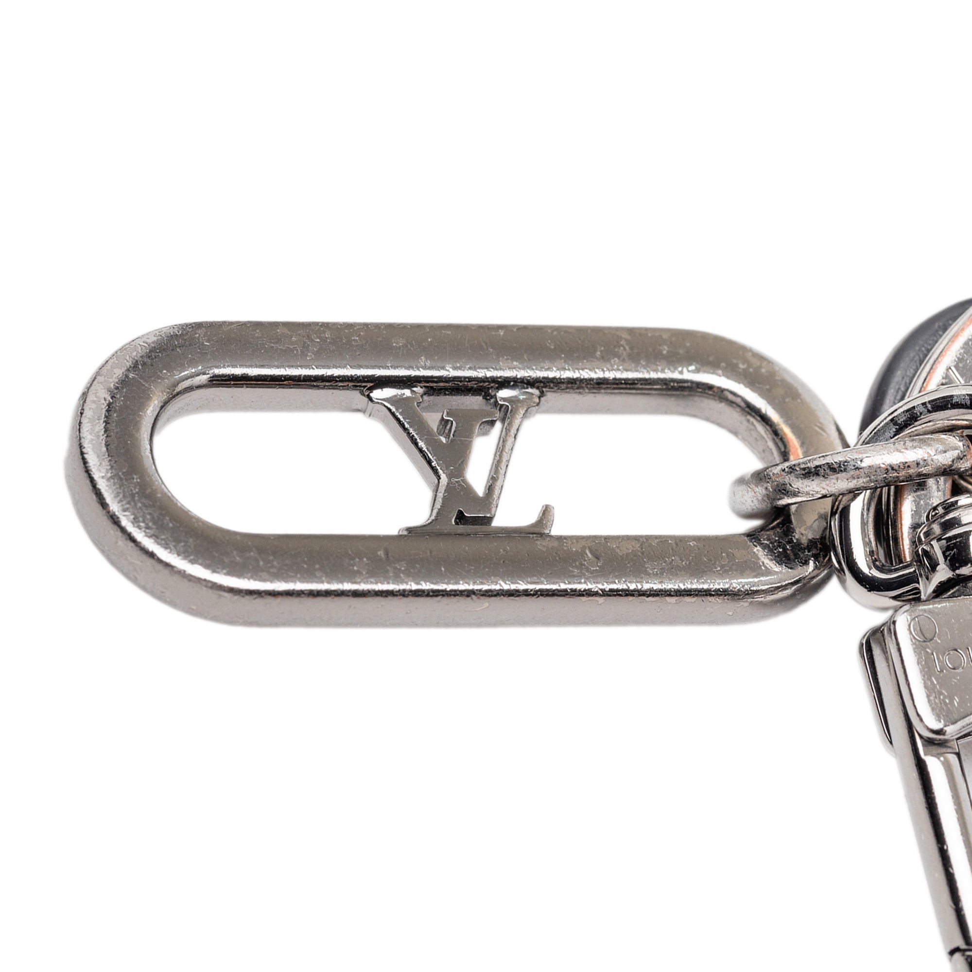 Monogram Eclipse LV Padded Circle Bag Charm And Key Holder - Image 3