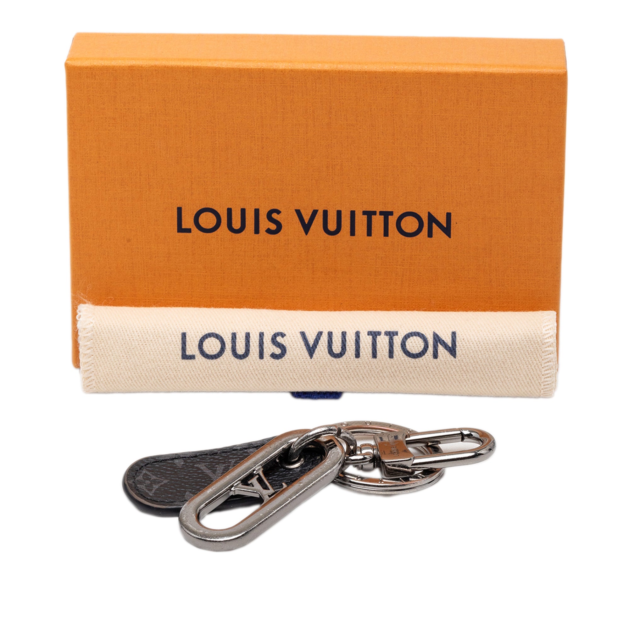 Monogram Eclipse LV Padded Circle Bag Charm And Key Holder - Image 6