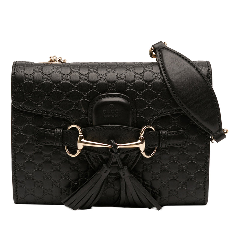 Mini Microguccissima Emily Crossbody