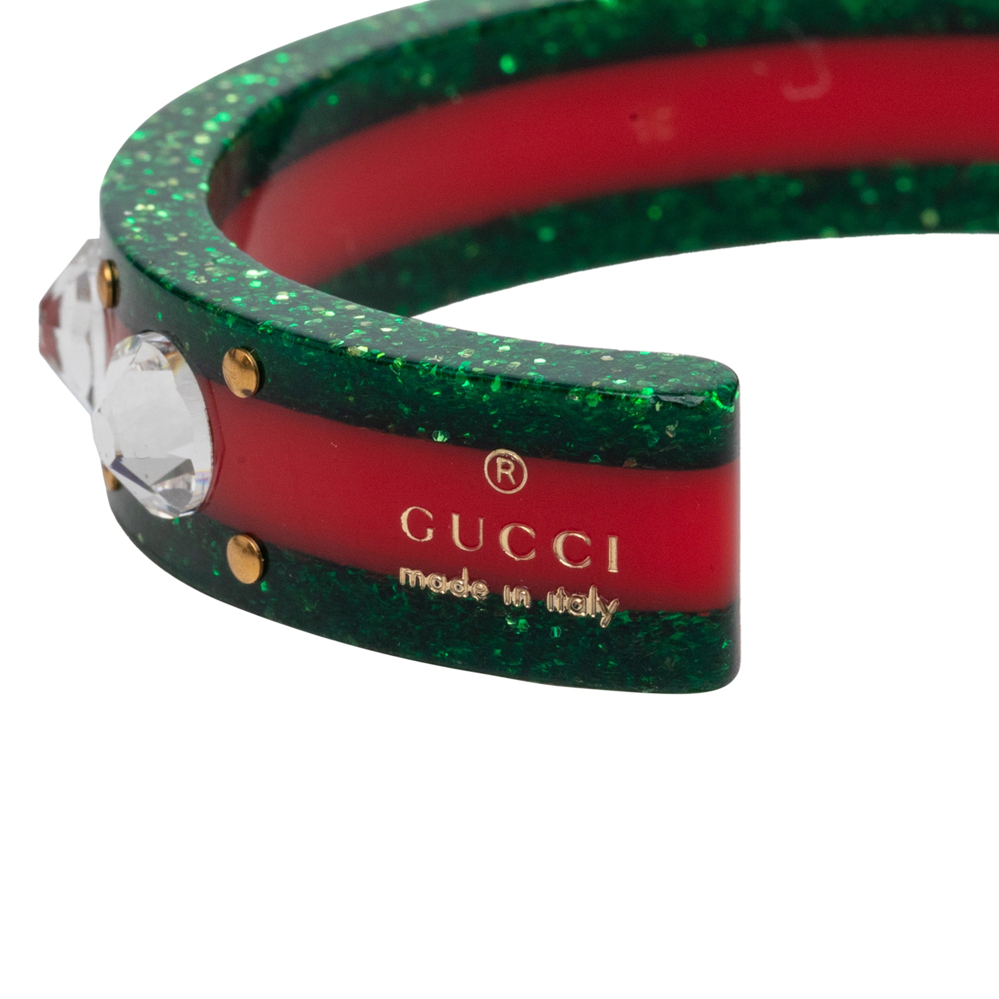 Resin and Strass Web Bee Cuff Bracelet - Image 4