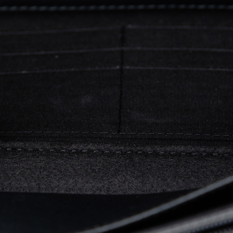 Quilted Lambskin Double Stitch Boy Wallet On Chain - Image 4