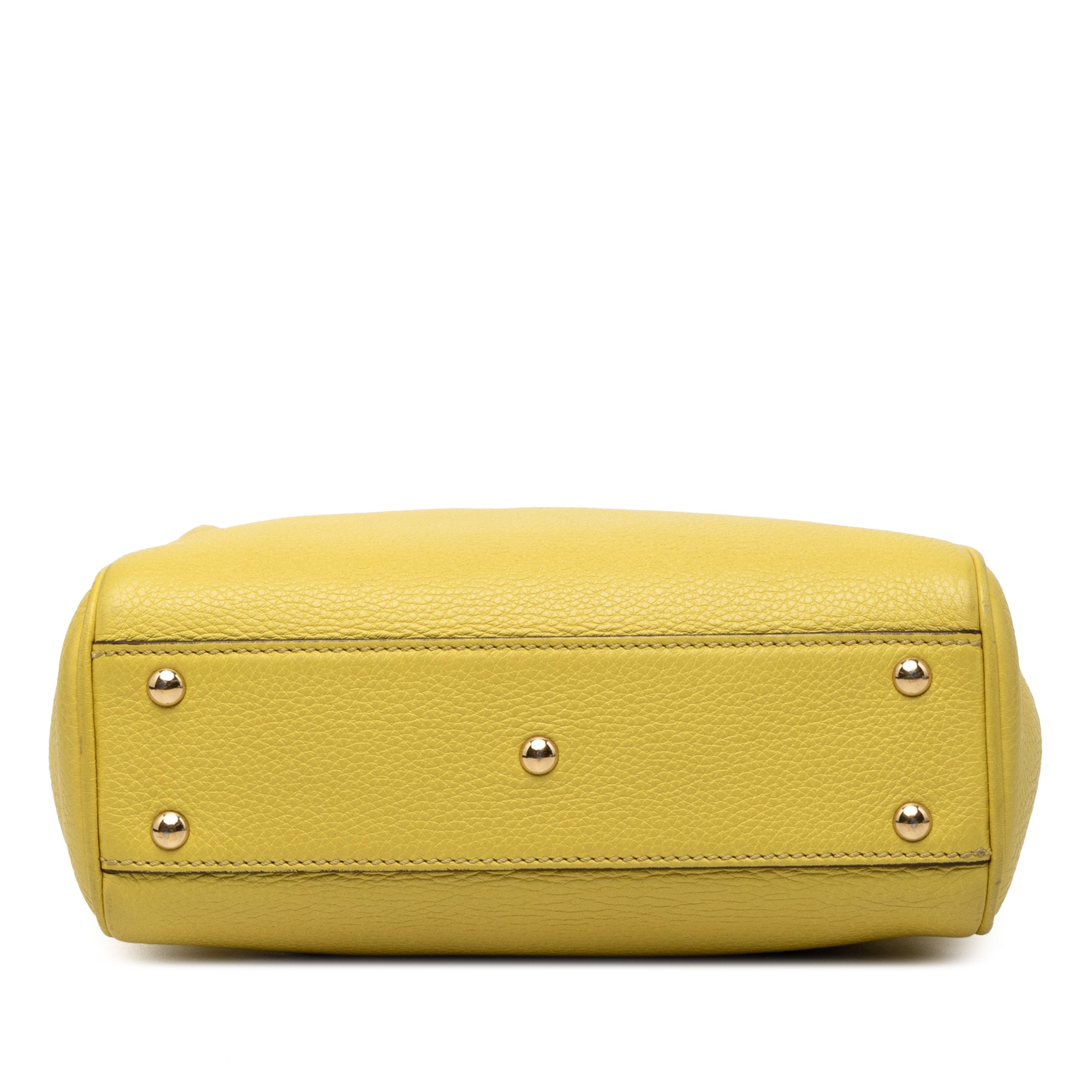 Mini Calfskin Bamboo Shopper Satchel - Image 3
