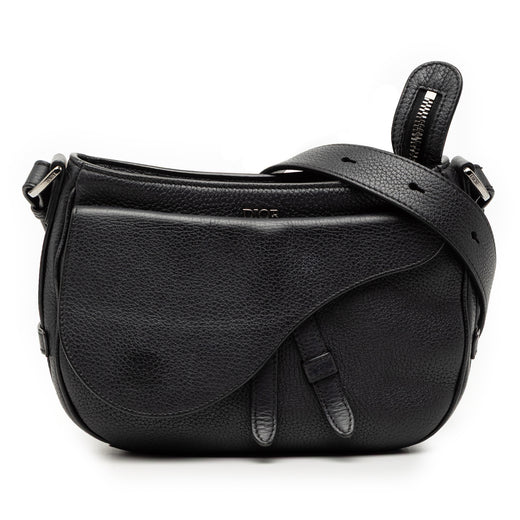 Grained Calfskin Saddle Soft Bag - Image 1