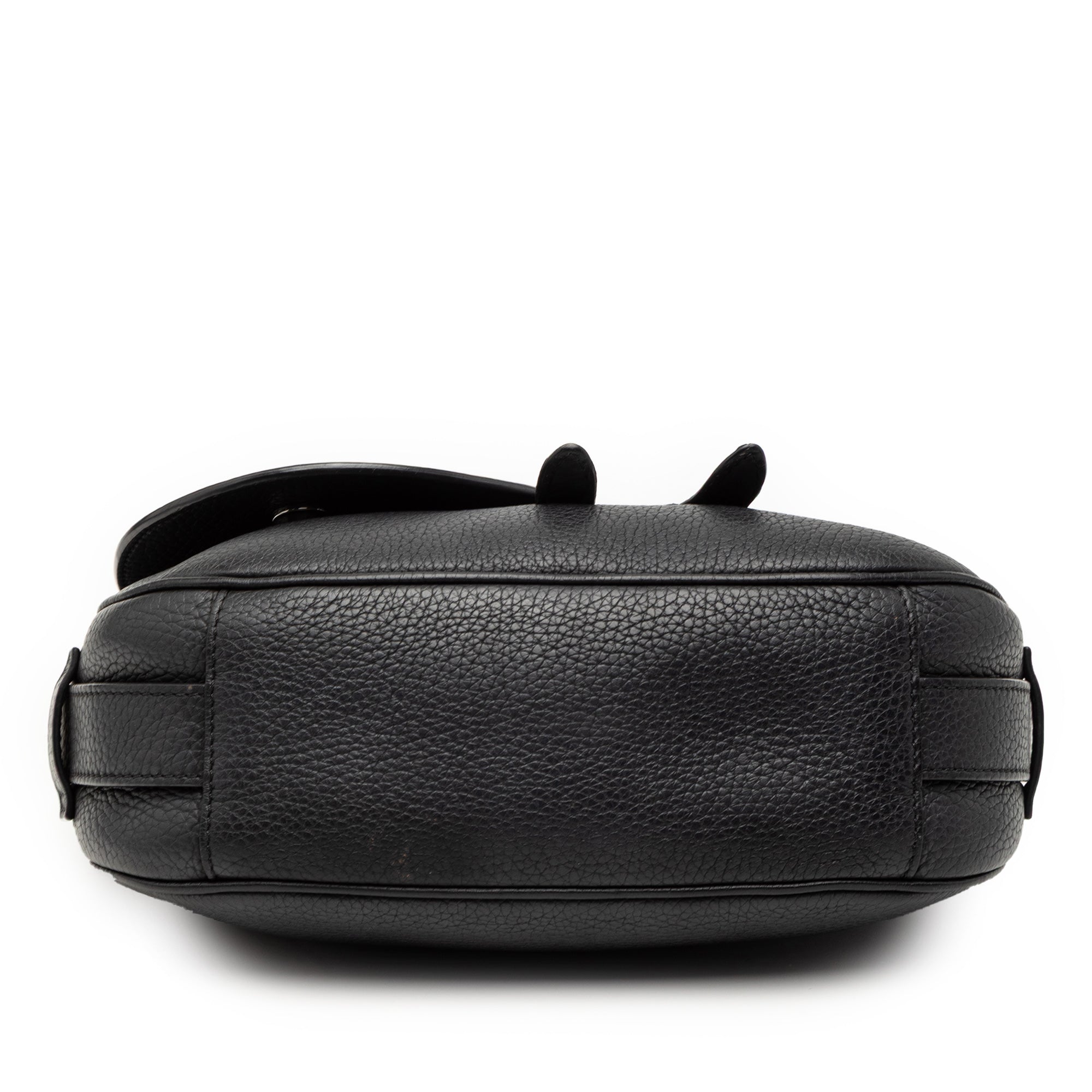 Grained Calfskin Saddle Soft Bag - Image 3