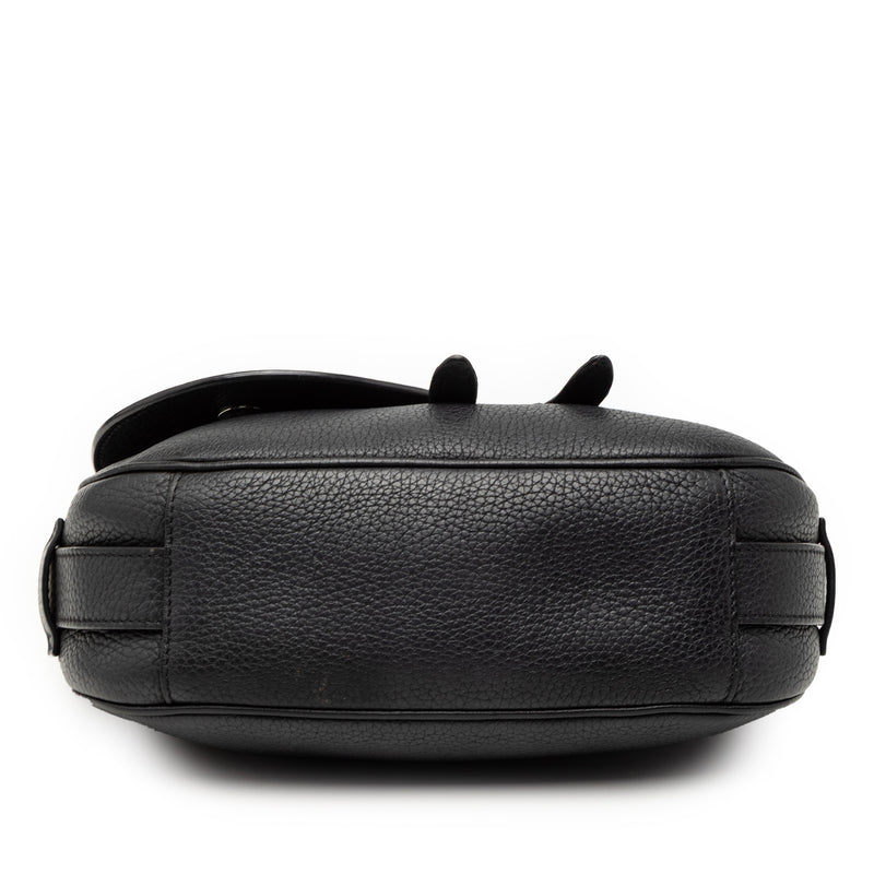Grained Calfskin Saddle Soft Bag - Image 3
