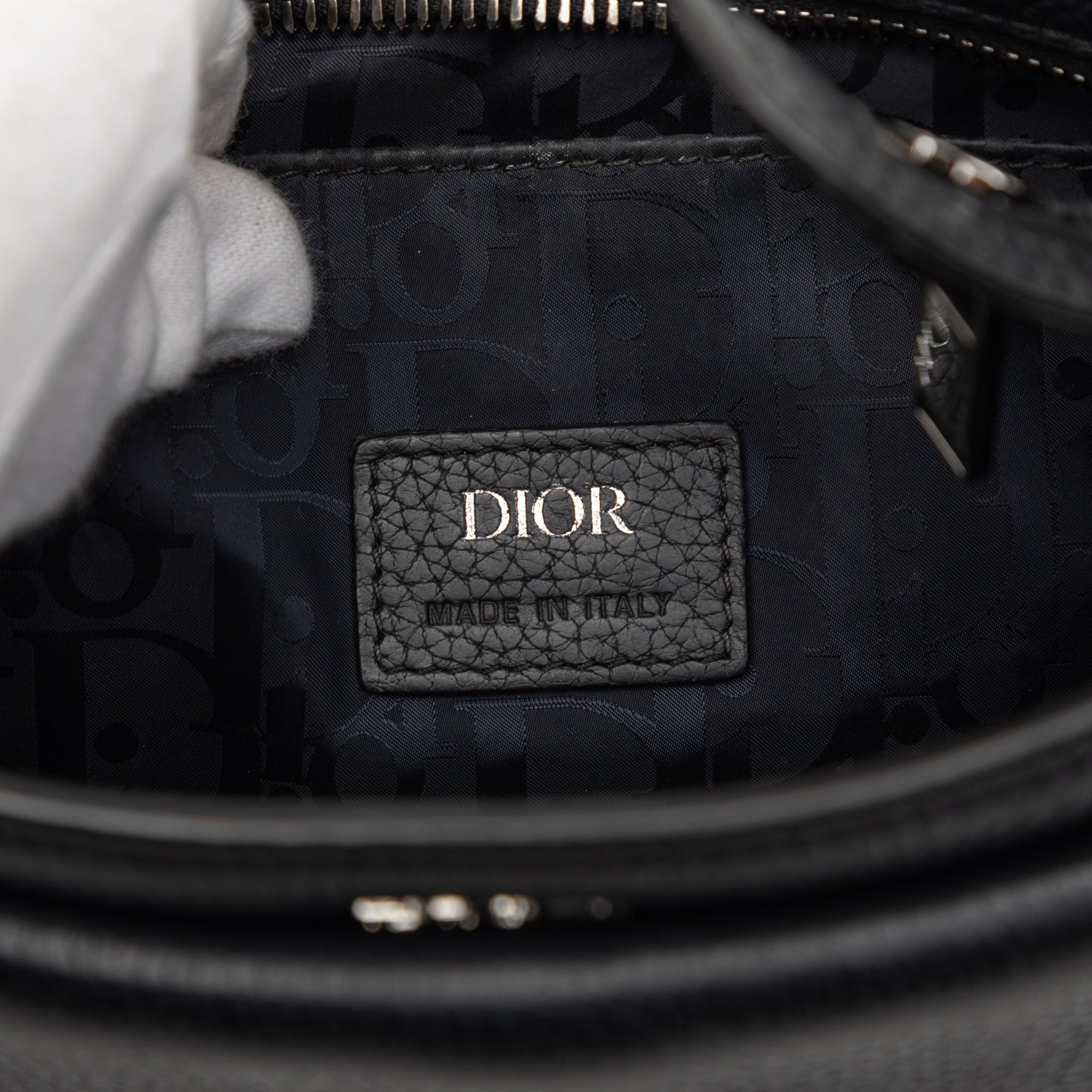 Grained Calfskin Saddle Soft Bag - Image 5