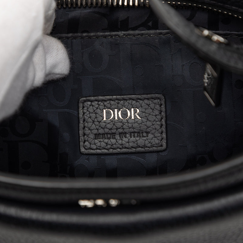 Grained Calfskin Saddle Soft Bag - Image 5