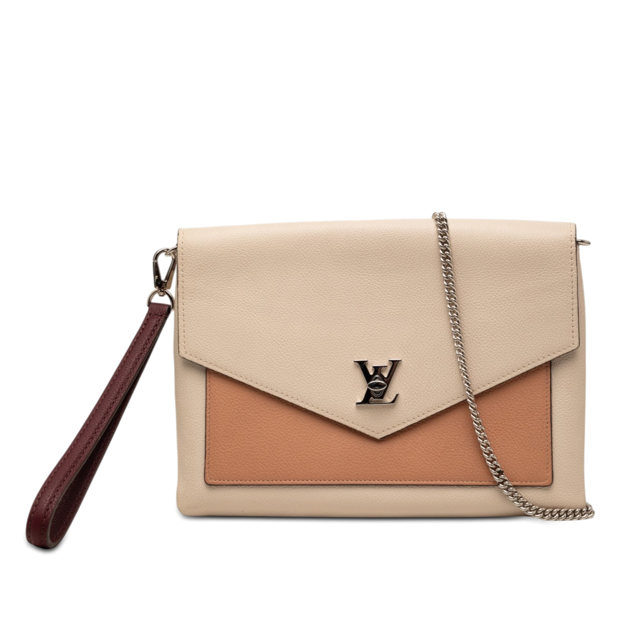 Bicolor Leather MyLockMe Chain Pochette - Image 1