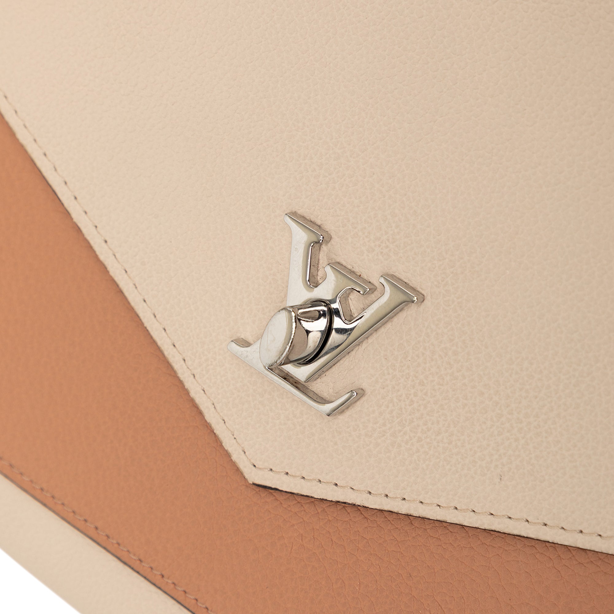 Bicolor Leather MyLockMe Chain Pochette - Image 7