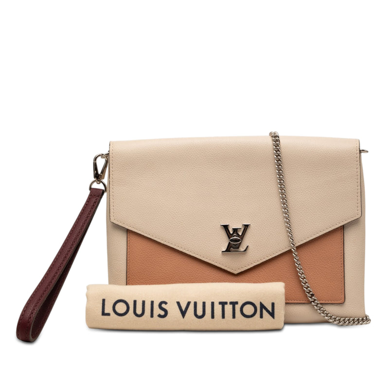 Bicolor Leather MyLockMe Chain Pochette - Image 9
