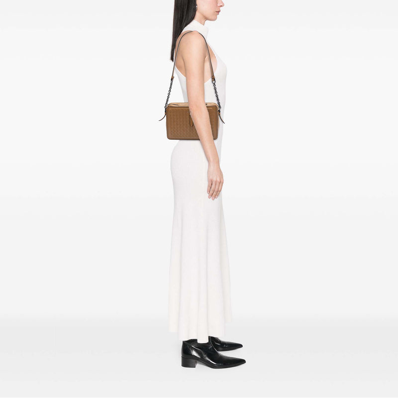 Nappa Intrecciato Belt Flap Camera Bag - Image 6