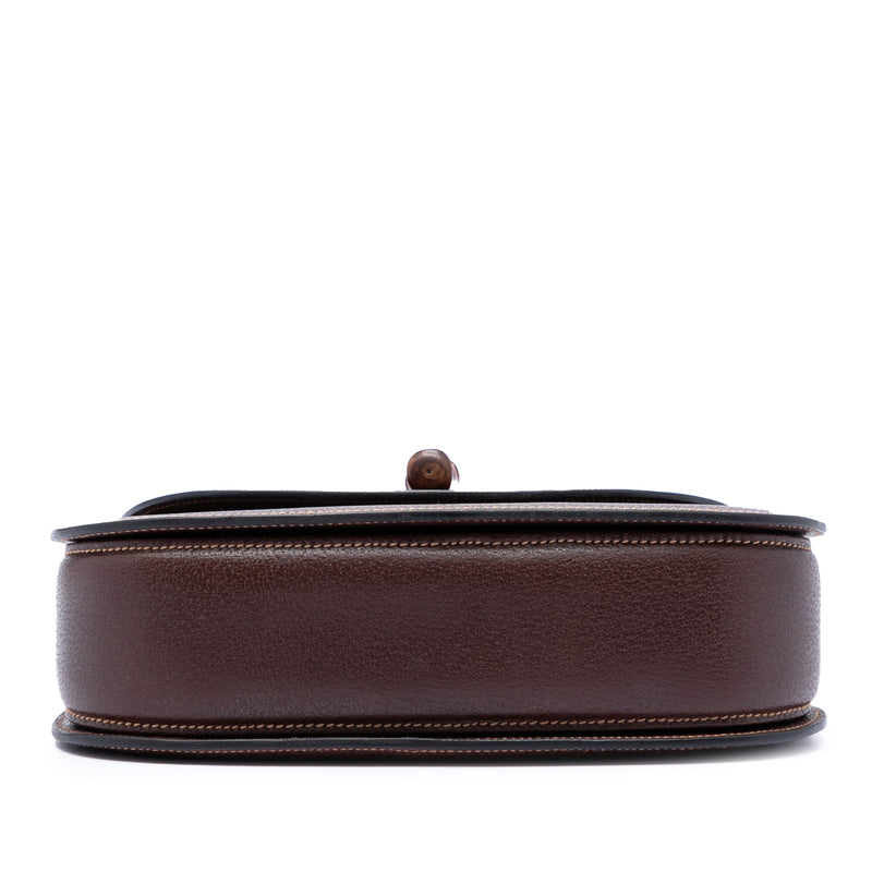 Medium Calfskin Bamboo Top Handle Bag - Image 3