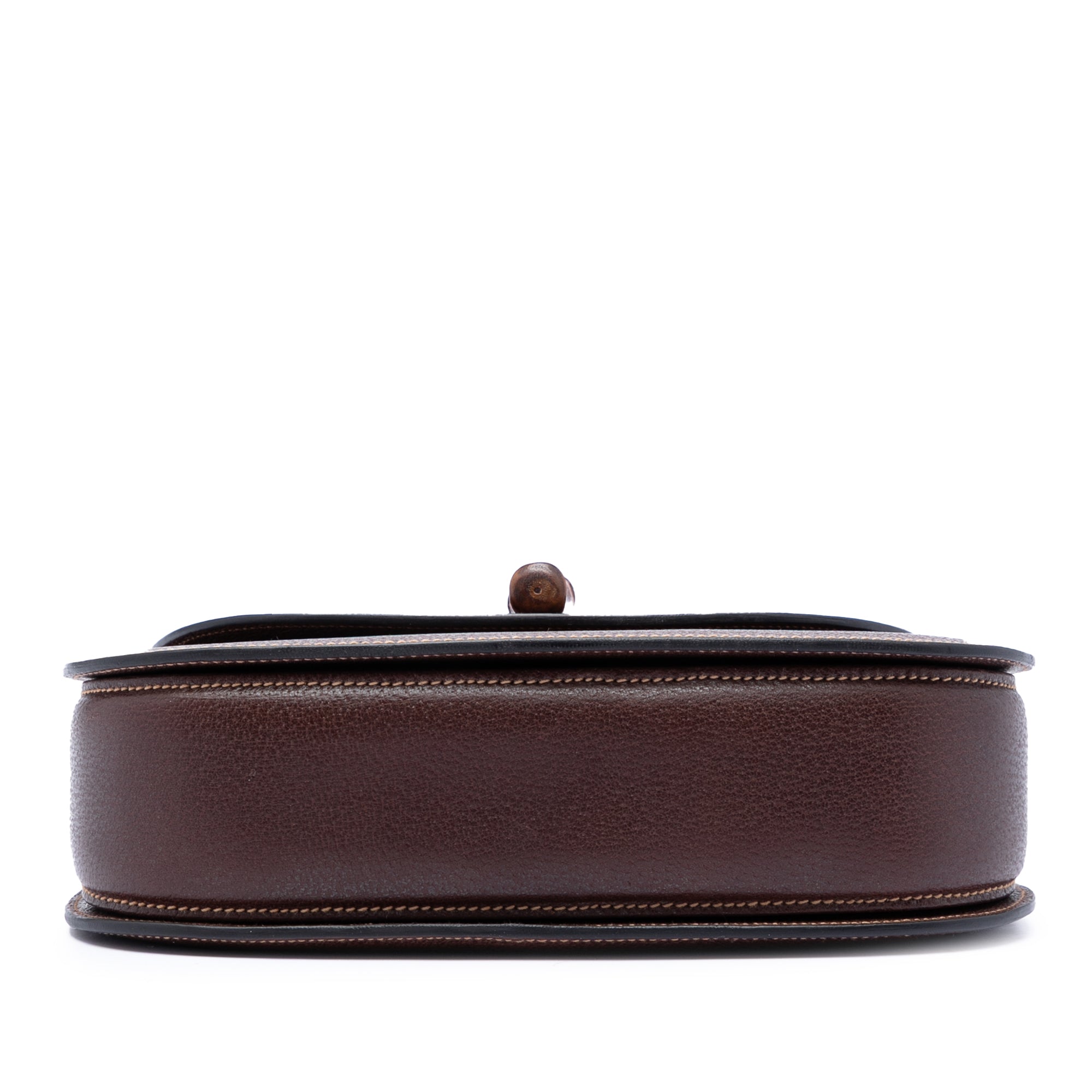 Medium Calfskin Bamboo Top Handle Bag - Image 3