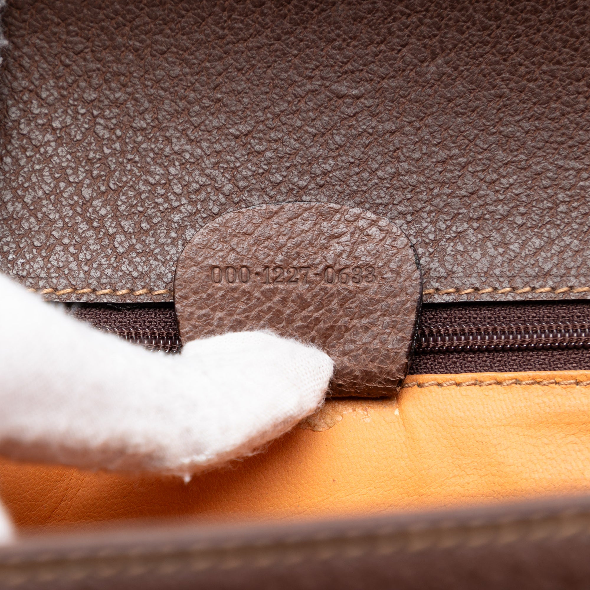 Medium Calfskin Bamboo Top Handle Bag - Image 6